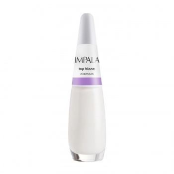 ESMALTE IMPALA A COR DA SUA MODA TRANSPARENTE TOP BLANC MUNDIAL