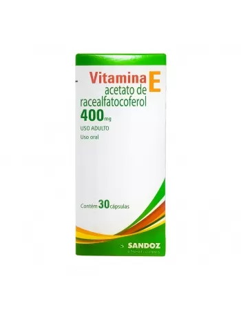 VITAMINA E 400MG 30CAPS SANDOZ