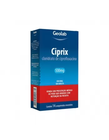 CIPRIX 500MG 14COM RET* GEOLAB
