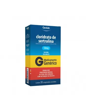 SERTRALINA 50MG 30COMP C1* GEOLAB