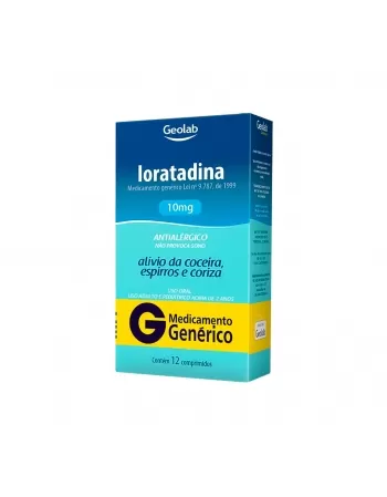 LORATADINA 10MG 12COMP GEOLAB