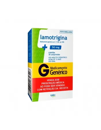 LAMOTRIGINA 50MG 30COMP C1* ZYDUS