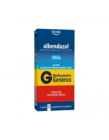 ALBENDAZOL 400MG 3COMP GEOLAB