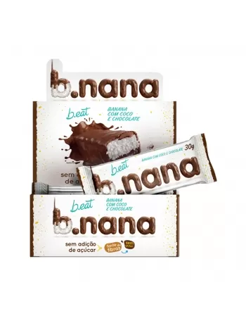 BARRA B.NANA COM COCO E CHOCOLATE 12X30G SUPER SAÚDE