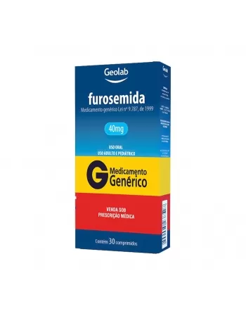 FUROSEMIDA 40MG 30COMP GEOLAB