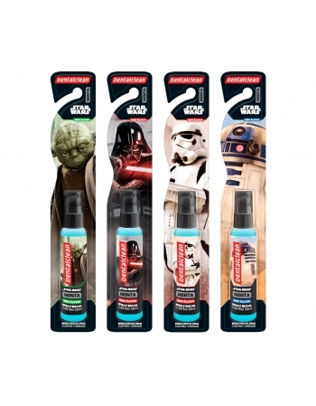 ANTISSÉPTICO BUCAL SPRAY STAR WARS MENTA 30ML DENTALCLEAN