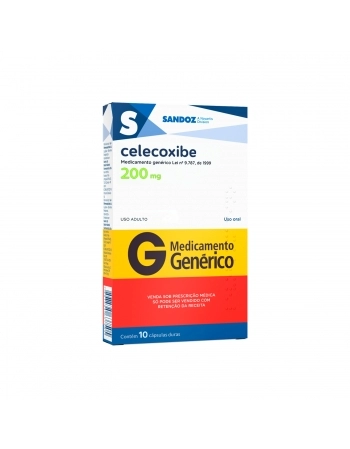 CELECOXIBE 200MG 10CAPS C1* SANDOZ