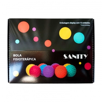 BOLA FISIOTERÁPICA CRESPA C/12 SANITY