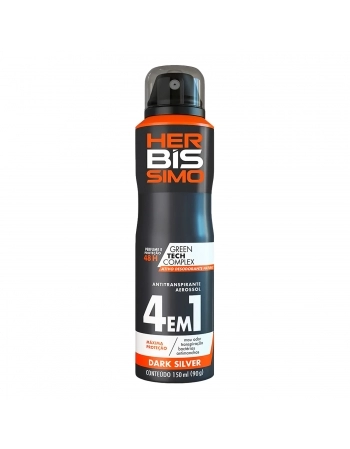 DES.AERO.HERBISSIMO MASC.DARK SILVER 150ML DANA