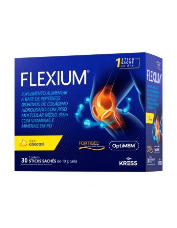 FLEXIUM ABACAXI 10G C/30 STICK SACHES KRESS