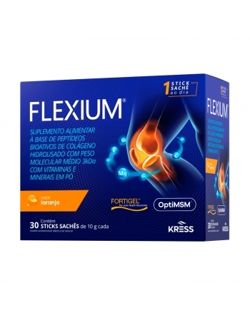 FLEXIUM LARANJA 10G C/30 STICK SACHES KRESS