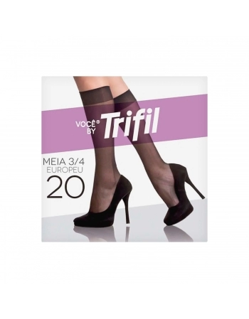 MEIA TRIFIL EUR.3/4 6106 FIO20 NATUR.CL TU