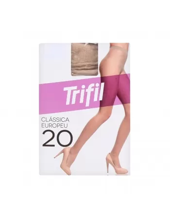 MEIA CALÇA EUROPEU 6308 FIO20 NATURAL CLARO TU TRIFIL