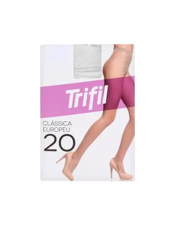 MEIA CALÇA EUROPEU 6308 FIO20 BRANCA TU TRIFIL