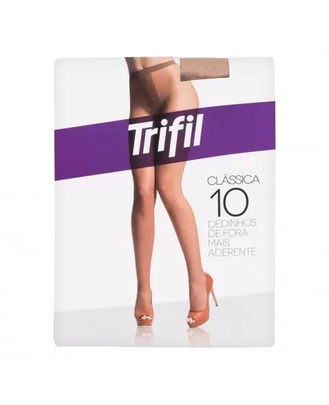 MEIA TRIFIL CLASSICA S/P.6356 FIO10 NAT. CLARO EG