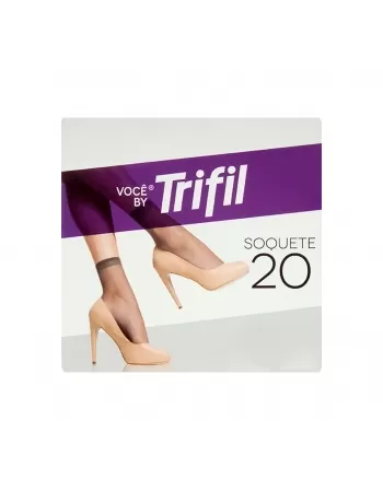 MEIA SOQUETE 6126 FIO20 NATURAL TU TRIFIL