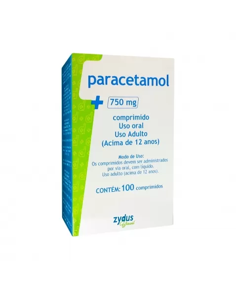 PARACETAMOL 750MG 10BL 10COMP ZYDUS G