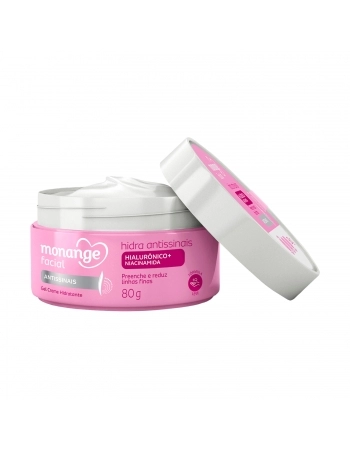 CREME FACIAL HIDRA ANTISSINAIS 80G MONANGE