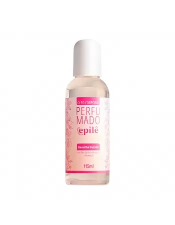 ÓLEO CORPORAL PERFUMADO ROSA MOSQUETA BAUNILHA FRUTADA 115ML EPILÊ