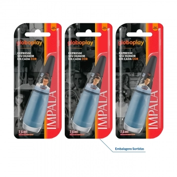 ESMALTE IMPALA ACETINADO GLOBOPLAY RAINHA DO NILO MUNDIAL