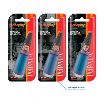 ESMALTE IMPALA ACETINADO GLOBOPLAY ALUCICRAZY MUNDIAL