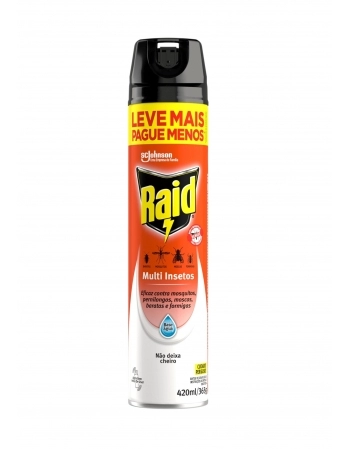 RAID MULTI INSETOS BASE AGUA SPRAY 420ML