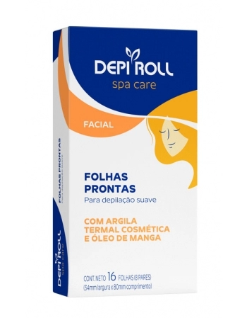 FOLHAS PRONTAS FACIAL SPA CARE 8 PARES DEPIROLL