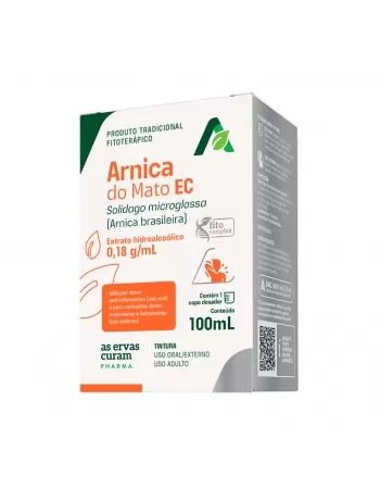 ARNICA DO MATO EC TINTURA 100ML AS ERVAS CURAM