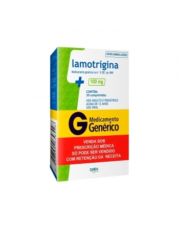 LAMOTRIGINA 100MG 30COMP C1* ZYDUS