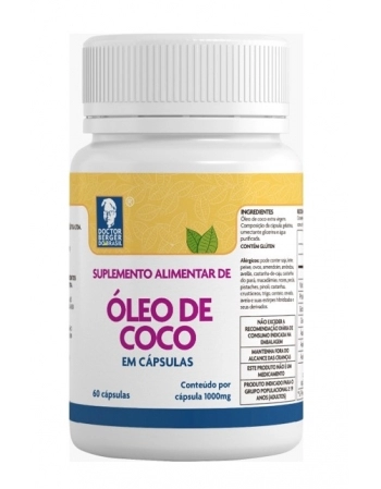 ÓLEO DE COCO 1000MG 60CAPS DOCTOR BERGER