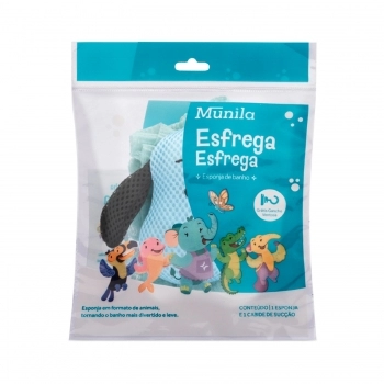 ESPONJA BANHO ESFREGA ESFREGA CACHORRO MUNILA