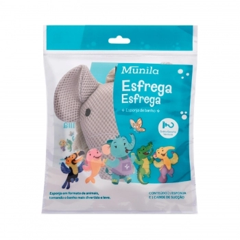 ESPONJA BANHO ESFREGA ESFREGA ELEFANTE MUNILA