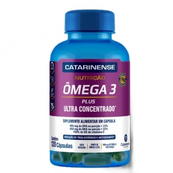 OMEGA 3 PLUS ULTRA CONCENTRADO 1800MG 120CAPS CATARINENSE