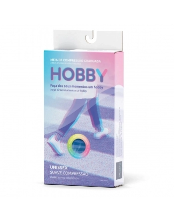 MEIA SIG.3/4 15/20 HOBBY C/P G 191 AZUL