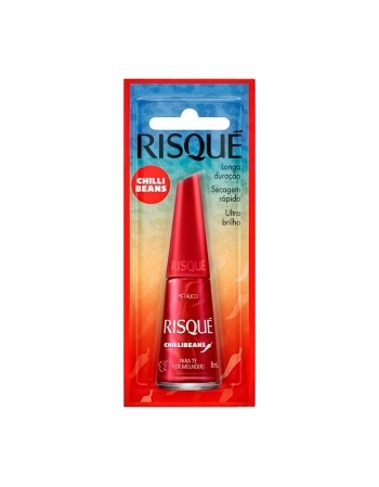 ESMALTE RISQUÉ METÁLICO CHILLIBEANS PRA TE.VERMELHO(R) BLISTER COTY