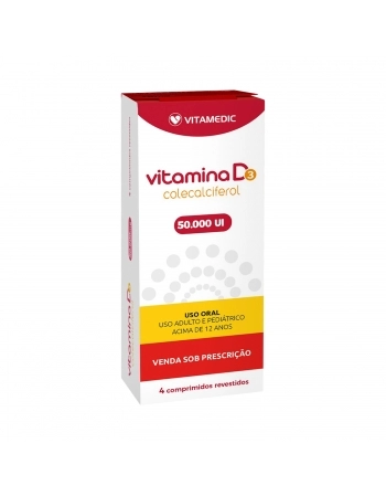 VITAMINA D3 50000UI 4COMP VITAMEDIC