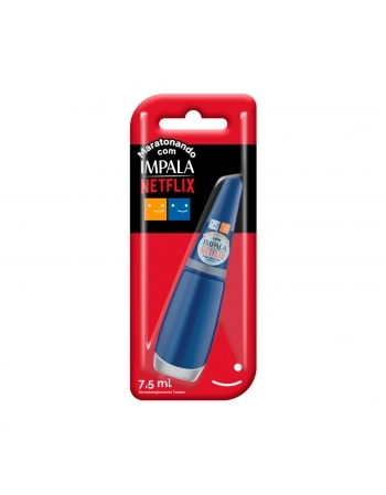 ESMALTE IMPALA CREMOSO MARATONANDO NETFLIX PULAR ABERTURA BLISTER MUNDIAL