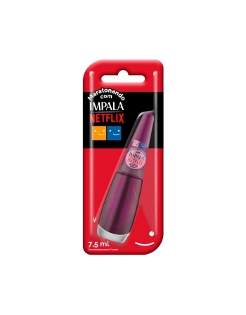 ESMALTE IMPALA PEROLADO MARATONANDO NETFLIX UMA NOVA TEMPORADA BLISTER MUNDIAL