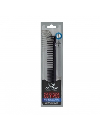 PENTE PARA CABELO PROFISSIONAL CARBONO CONDOR REF.8200