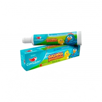 GEL DENTAL SEM FLÚOR INFANTIL GALINHA PINTADINHA 50G CONDOR