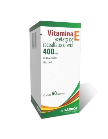 VITAMINA E 400MG 60CAPS SANDOZ