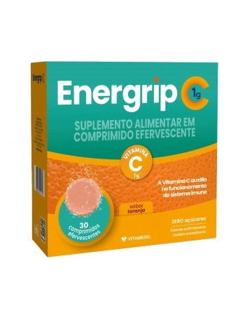 ENERGRIP C 1G 30COMP EFERVESCENTE VITAMEDIC