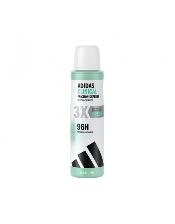 DESODORANTE AEROSSOL FEMININO ADIDAS CLINICAL FRESH 96H 150ML COTY