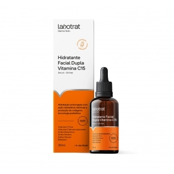 HIDRATANTE FACIAL DUPLA VITAMINA C15 DERMO SKIN 30ML LABOTRAT