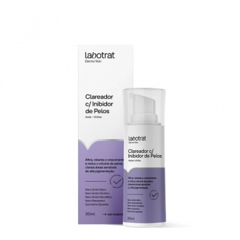 SERUM CLAREADOR COM INIBIDOR DE PELOS DERMO SKIN 30ML LABOTRAT