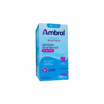 AMBROL 15MG/5ML XAROPE INFANTIL 100ML FRAMBOESA BRASTERÁPICA