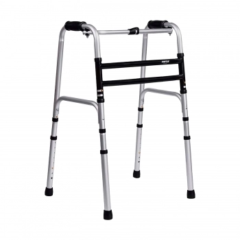 ANDADOR ARTICULADO ALUMÍNIO DOBRÁVEL 3 EM 1 PRATA MERCUR