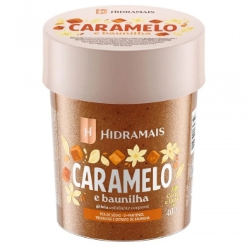 ESFOLIANTE GELEIA CARAMELO E BAUNILHA 400G HIDRAMAIS
