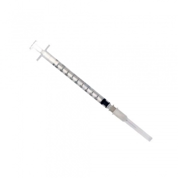 SERINGA DESCARTAVEL COM AGULHA 1ML 13X3,8 PLASTIPAK TUBERCULINA BD