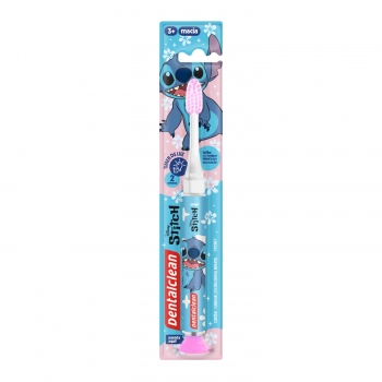 ESCOVA DE DENTE INFANTIL STITCH COM TIMER LIGHT MACIA DENTALCLEAN
